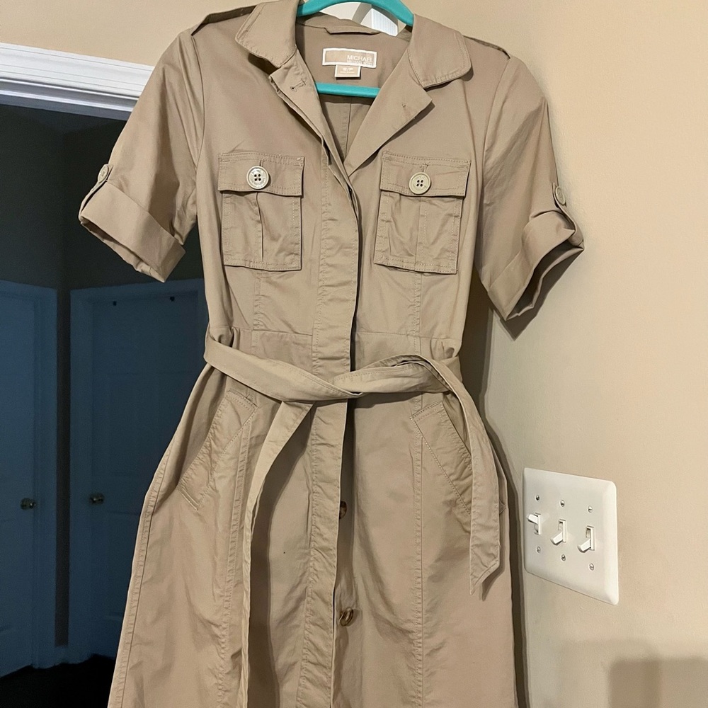 Michael Kors Kharki mindi dress.